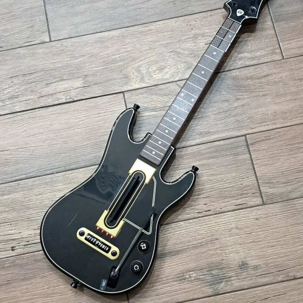 Guitar Hero Live Wireless Guitar Controller 0000654 Black XBOX Playstation READ‎